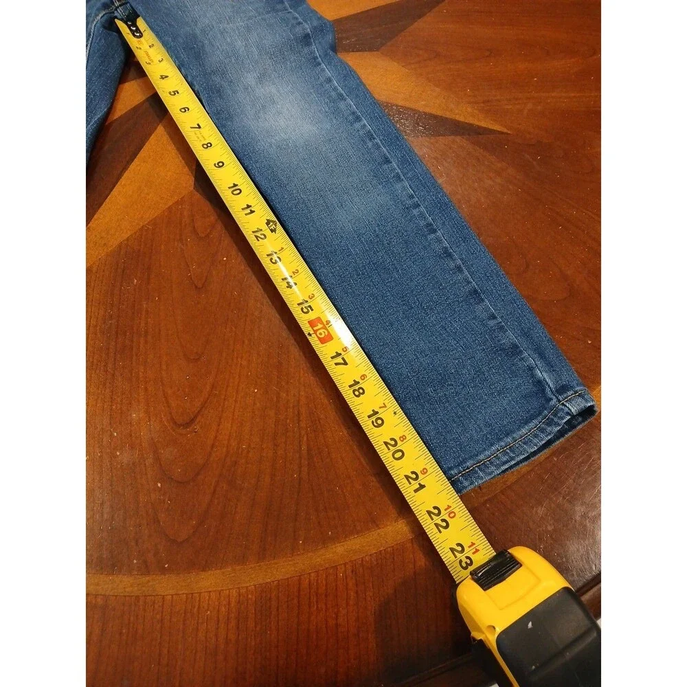 The Children's Place Blue Wash Adjustable Waiste Skinny Denim Jeans-Size 8